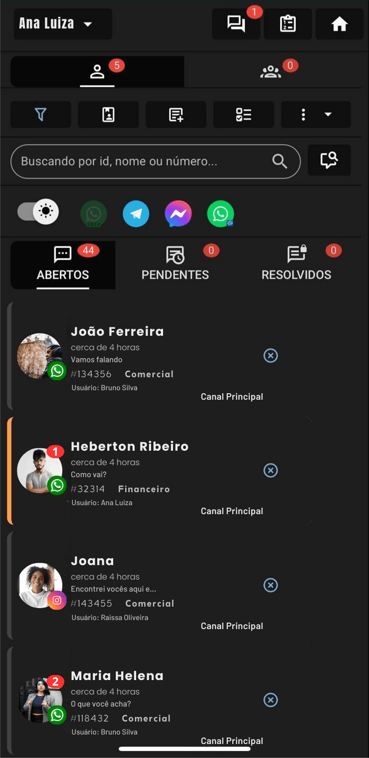 Aplicativo Gênios Web Mobile